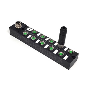 Boîtier de terminaison bibo SVLEC 10 ports avec connecteur à bornes à vis M12 pour capteurs/actuateurs - Product Image 1