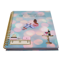 Planificateur en auto-soin pour vous rendre belle, Logo personnalisé, planificateur, stimule l'intelligence, Journal, pour fille noire, agenda quotidienne