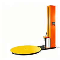 Machine d'emballage automatique de palettes robuste, enrouleur de palettes industriel pour entrepôt, expédition maritime
