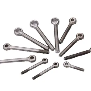 Hot Sale DIN 444 Eye Bolt Stainless Steel 304 Lifting Ring Precision Forged Swing Bolt Mechanical Fastener