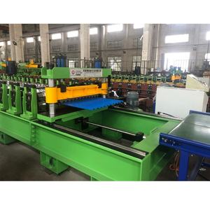 Haute vitesse 0-30 <span class=keywords><strong>m</strong></span>ètres/minute Nu-Wave ondulé panneau de toit feuille tuile faisant la Machine 850 toit panneau mural rouleau formant la Machine - Product Image 4