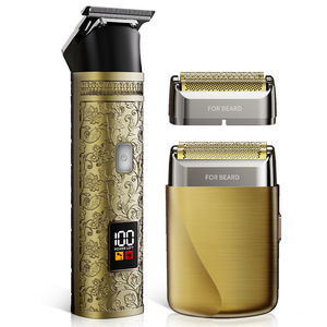 Professional Ancient Bronze Electric Hair for <b>Clipper</b> Salon Rechargeable Hair Trimmer USB <b>Oil</b> Head Electric Haircut Tool shavers - Product Image 5
