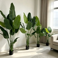 Palmera Artificial de Lujo Hecha a Mano, Bonsái de Simulación para Interiores, Decoración para Hogar, Jardín, Bodas y Navidad