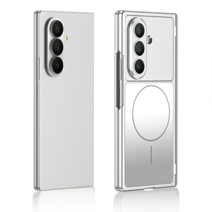 Coque de téléphone portable GKK pour Samsung Z Fold 6 Fold 7, protection 360°, anti-reflets, PC couleur unie, charge sans fil, coque arrière professionnelle - Product Image 5