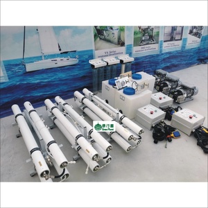 Station de production d'eau potable purifiée par osmose inverse solaire <span class=keywords><strong>Greenplanet</strong></span> 220V 5T/jour avec moteur et pompe PLC / Petit système de dessalement par osmose inverse - Product Image 3