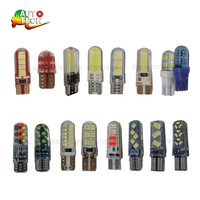 Ampoule de plaque d'immatriculation LED T10 RGB COB SMD, nouvelle, multicolores, clignotante, avec gel de silice