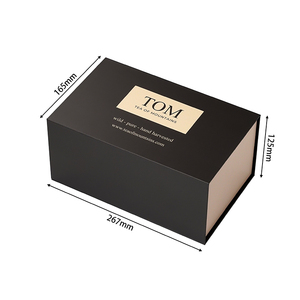 Boîte cadeau en carton rigide mat brillant avec logo personnalisé en feuille d'or recyclable, boîte magnétique pour sachets de thé, boîtes avec insert - Product Image 2