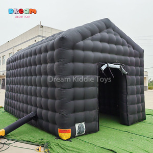 Tente de fête portable gonflable en forme de cube pour discothèque, cabine photo 360°, toile de fond, éclairage LED, chapiteau de discothèque gonflable - Product Image 5