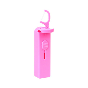 Caja de hilo dental automática portátil, diseño extraíble de 5 piezas para limpieza interdental, material de polietileno - Product Image 1
