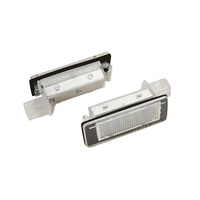 Feux de plaque d'immatriculation LED sans erreur pour Renault Captur Espace Fluence Scenic Laguna Modus FL numéro feu de plaque d'immatriculation