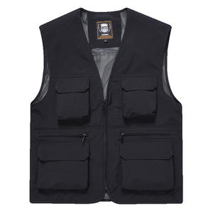 Chaleco de Seguridad Reflectante Antiestático 100% Poliéster, con Logotipo Personalizado, Bolsillos, Amarillo Fluorescente, Transpirable, de Secado Rápido y Ligero - Product Image 1