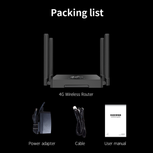 Plery Router R625 4G, CPE dalam ruangan 300Mbps WIFI 2 LAN 4 antena 2.4GHz Single Band mendukung 5G <span class=keywords><strong>3G</strong></span> enkripsi WEP untuk penggunaan di rumah QoS - Product Image 2