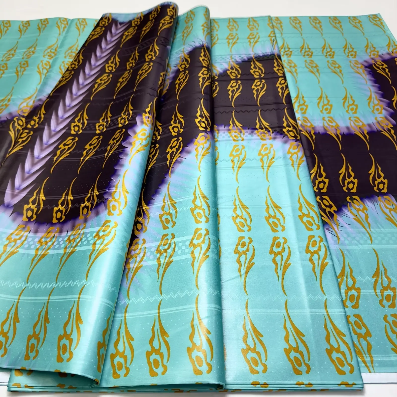 Hight Kwaliteit Jacquard Afrikaanse Brokaat Nigeriaanse Stoffen Boubou Tissuin Bazin Riche 100 Katoenen Stof Voor Mannen Textiel