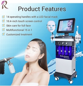 Nueva Máquina de Hidrodermoabrasión con <span class=keywords><strong>CO2</strong></span>, Hidrodermoabrasión con Oxígeno, Hidrodermoabrasión 15 en 1 - Product Image 6
