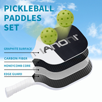 CASTON SPORTS Pagaies thermoformées en fibre de carbone Pickleball Paddle Set Pickle Ball Racket