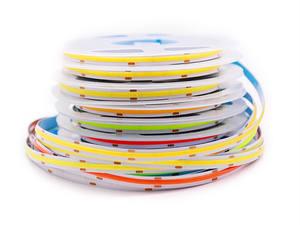 Bande lumineuse <span class=keywords><strong>LED</strong></span> COB super mince 3mm 4mm 5mm 12V <span class=keywords><strong>24V</strong></span> <span class=keywords><strong>ruban</strong></span> flexible de couleur pour décoration de chambre voiture FOB gradateur rétro-éclairage - Product Image 3