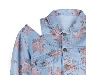 Asymmetric Design Jackets for Women <b>Enzyme</b> Blend Wash High Quality Jackets for Women - Product Image 3