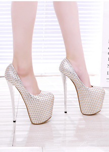 Scarpe Estive da Donna con Tacco Alto, Punta Aperta, Marca di Lusso, Sexy Stiletto 19 CM, Taglie Grandi 34~50, Scarpe con Tacco a Spillo - Product Image 6