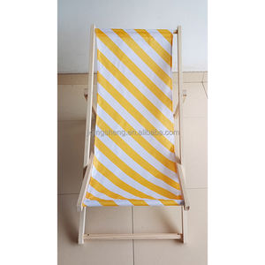 Chaise de plage à bride, chaise de soleil pliante, chaise de terrasse en <span class=keywords><strong>bois</strong></span> pour balcon - Product Image 6