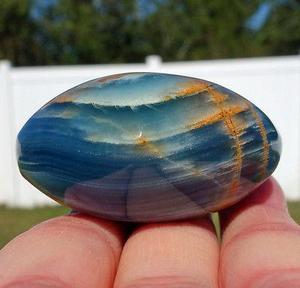 Huevo de Ónix Azul Natural de Alta Calidad al por Mayor, Piedra Curativa Hecha a Mano para Decoración del Hogar y Escritorio - Product Image 5