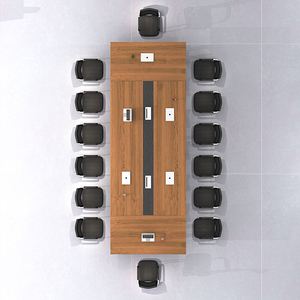 Hyz06n nội thất văn phòng sang trọng bàn văn phòng phòng họp bàn ghế hội nghị đặt bàn họp Bàn hội nghị hiện đại - Product Image 6