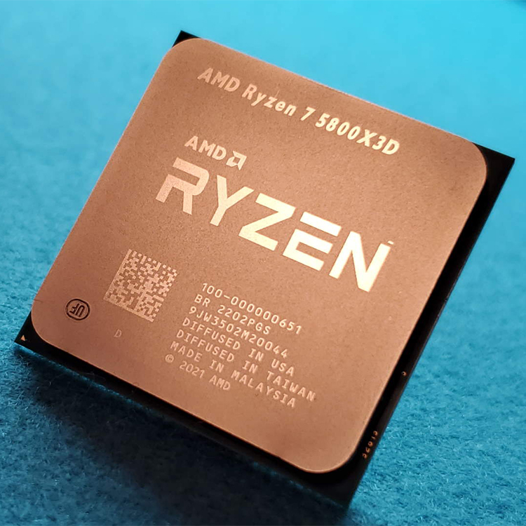 中古 AMD Ryzen 7 5800X3D 4.5GHz 8コア 16スレッド AM4マザーボード