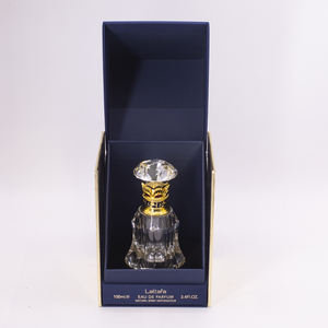 제조 주문 골드 네이비 블루 크리스마스 새해 패키지 단단한 판지 종이 포장 선물 세트 향수 상자 - Product Image 6