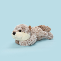 Coussin en peluche personnalisé en forme de loutre, jouet doux à câliner, cadeau pour enfants, vente directe du fabricant de peluches en gros