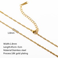 Chaîne Serpent en Acier Inoxydable Plaqué Or 18 carats PVD, Taille Personnalisée, Accessoires DIY Sportifs pour Femmes et Hommes – Vente en Gros
