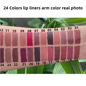 Rouge à lèvres lisse avec logo personnalisé <span class=keywords><strong>crayon</strong></span> à lèvres en bois rose <span class=keywords><strong>crayon</strong></span> à lèvres mat marron <span class=keywords><strong>chocolat</strong></span> - Product Image 3