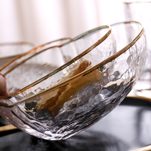 Bols en verre <span class=keywords><strong>cristal</strong></span> sans plomb avec bordure dorée pour les hôtels, les restaurants et les lunes <span class=keywords><strong>de</strong></span> miel. Anniversaires. - Product Image 3