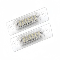 Lumière de plaque d'immatriculation LED pour voiture, blanche, Canbus, pour VW Passat B5.5 B6 Transporter T5 Jetta Mk5 Touran MK1 Caddy Golf Plus Mk5