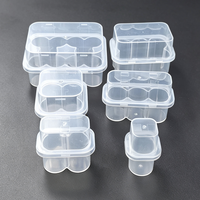 Boîte de rangement PP personnalisée en gros de 3 ml pour 2 flacons – Support portable pour petits flacons, personnalisation OEM disponible avec impression UV