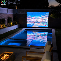 Écran LED extérieur haute luminosité RAYBO, étanche IP65, mur vidéo LED mobile en aluminium moulé sous pression pour piscines