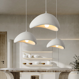 <span class=keywords><strong>Lustre</strong></span> de table à manger en fer <span class=keywords><strong>LED</strong></span> long de style japonais Wabi-sabi, réglable en hauteur, pour restaurant, bar, comptoir, café - Product Image 1
