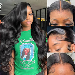 Parrucche 360 Lace Front in Capelli Umani <span class=keywords><strong>Colore</strong></span> Naturale, Densità 180%, Parrucche Full Lace 360 Body Wave, Parrucca 360 Full in Capelli Umani - Product Image 2