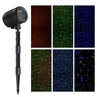 Projecteur laser LED de Noël extérieur, lumière rouge, verte et bleue, étanche IP65, ciel étoilé, lampe de pelouse, décoration de jardin pour les fêtes