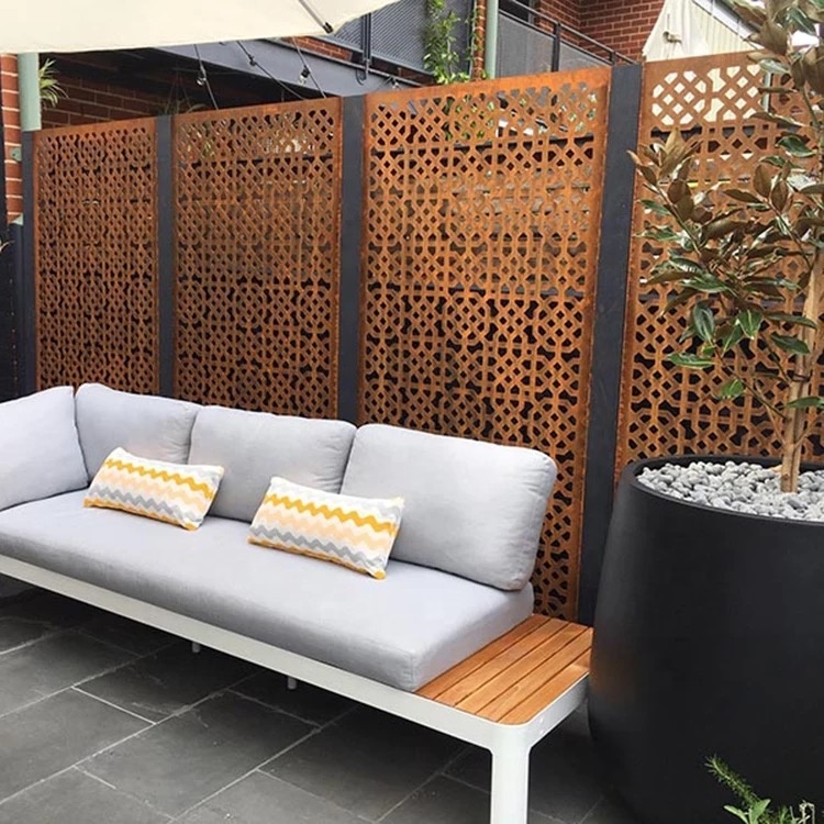 Laser Cut Stainless Steel Garden Screen