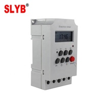 Interruptor Temporizador Automático Digital Programable con Apagado Automático, 24 Horas, KG316T-II, Temporizador Pequeño, 220V, Enchufe, 25A