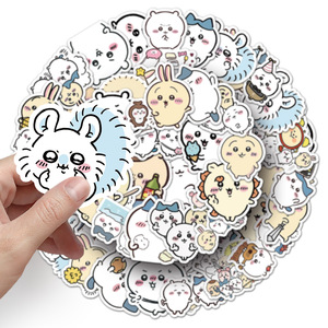 500 Chiikawa Graffiti Stickers Grensoverschrijdende Cartoon Schattige GiiKawa Decoratie Waterbeker Kleine Mochi Adhesieve Synthetisch Papier 1 - Product Image 5