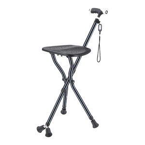 Daidong Xiang Aluminum Alloy Cane <b>Stool</b> With Light <b>Folding</b> Portable Non Slip For Seniors - Product Image 1