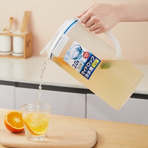 Custom Logo Cold Clear Water Kettles Drink Cool Water Jug with Lid <b>Plastic</b> Leak-Proof Storage Container for <b>Kitchen</b> Cooking Oil - Product Image 4