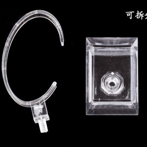 Support de présentation de bijoux transparent de style artistique, support en C pour montres et bracelets, accessoires de présentation de comptoir - Product Image 2