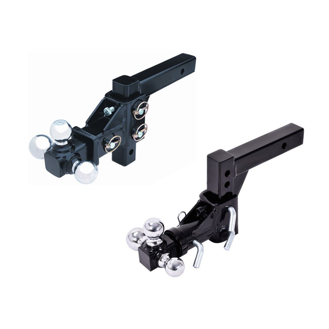 High Quality Tri-Ball Adjustable Tow Bar 12000lbs Trailer Tow Bar Hitch  Fits 1-7/8", 2" and 2-5/16" Balls