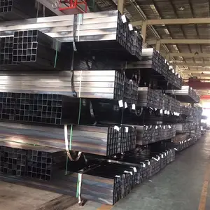 Hot Rolled 50x50 100x100 Black Hollow Section Square Metal Rectangular Carbon Steel Pipe Tube