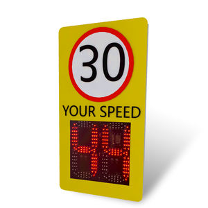 NOBLE Segnale di Limite di Velocità a 2 Cifre Integrato a Basso Prezzo in Vendita/ Segnale Radar di Velocità in Offerta - Product Image 4