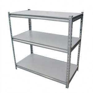 מותאם אישית לבן מתכת מתלה מדף מחוררת זווית מדפי מדף 5 שכבה זווית פלדה מדף מדפי עבור מחסן - Product Image 5