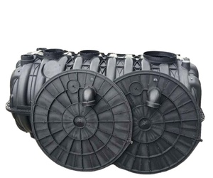 Équipement de traitement des eaux usées prêt à l'emploi de bonne qualité, système de fosse septique en plastique PP noir, 0,6-2,5 m³, souterrain - Product Image 3