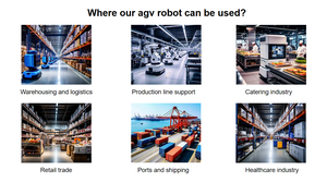 Robot AGV Guiado por Láser de la Mejor Calidad 2026, Equipo de Manejo de Materiales Automatizado de Alta Resistencia - Product Image 6