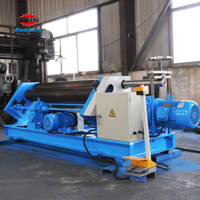 Chine Fournisseurs 2mm Épaisseur Tôle 3 Rouleaux Machine à cintrer W11F Machine à rouler les plaques SP-W11F